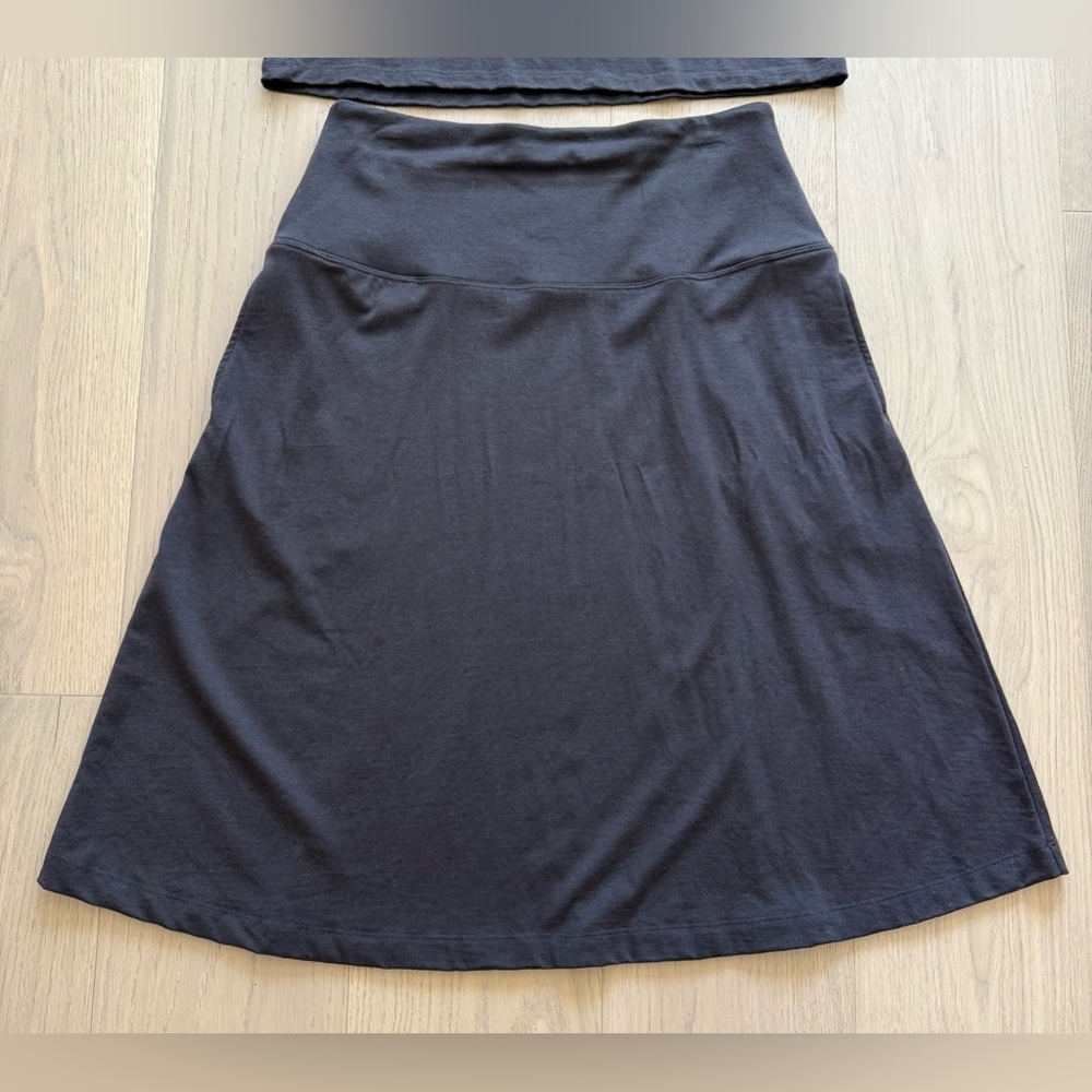 Woolx Marilyn wool  A- line skirt French Roast Brown- Medium- NEW